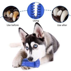 Dog Toothbrush, Puppy Teeth Cleaning Chew Toys Durable NWT